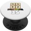 Lustige Gamer Nerd Sprüche Motive GG Easy Funny Gamer - Scritta per 35° compleanno PopSockets PopGrip Adesivo