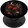 Hummingbird Apparel For Kids and Adults Gotico Autunno Floreale Luna Pipistrelli Zucche PopSockets PopGrip Adesivo
