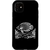 Jimbeels Custodia per iPhone 11 Tilapia Line Art Acquariofilo