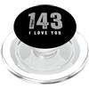 My secret texting language 143 - Ti amo - Ti amo PopSockets PopGrip per MagSafe