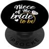 Bridal Party Family Nipote della futura sposa - grande giorno di nozze PopSockets PopGrip Adesivo