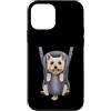 Yorkshire Terrier Puppy Lover PS Custodia per iPhone 12 mini Divertente cucciolo di Yorkshire Terrier in un marsupio. amante dei cani