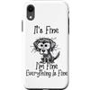 Funny Meme Shirts and Gifts for Men Wome Custodia per iPhone XR Va bene, sto bene, va tutto bene, divertente meme AAA