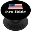 Two Fiddy 250th Anniversary 4th of July Two Fiddy 2 Fiddy 250th Anniversary 4th of July Patriotic PopSockets PopGrip Adesivo