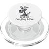 Funny Meme Shirts and Gifts for Men Wome It's Fine I'm Fine Everything is Fine Divertente Cane Alano PopSockets PopGrip per MagSafe