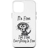 Funny Meme Shirts and Gifts for Men Wome Custodia per iPhone 12 mini Va bene, sto bene, va tutto bene, divertente meme AAA