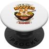 Send Noodles Emotional Support Ramen Cor Invia Noodles Supporto emotivo Ramen Funny Corgi PopSockets PopGrip Adesivo