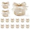 Dorunova Scatole Scatoline Portaconfetti per Bomboniere, Scatola Porta Confetti per Matrimonio e Occasioni Speciali (Modello I, Dorato, 12Pieces)