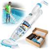 KESSER® Aspiratore per piscina con batteria | aspiratore elettrico per piscina | Pulitore per piscina con filtro e sistema a 2 velocità | Set di pulizia senza fili fino a 15 m³, con copertura
