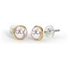 SANICO Srl BJT405 ORECCHINI PERLA SWAROVSKI 5MM GOLD PLATED