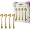 Bialetti - Bridgerton Set 4 cucchiaini dorati, Acciaio