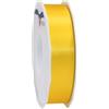 PRÄSENT CE Pattberg Präsent 25 mm 25 m Nastro di Raso Double Face, di Colore Giallo