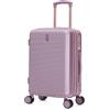 CELIMS - Linea Premium | Lucchetto TSA | Allungabile | 8 ruote 360 | Peach Skin | Valigia Cabina, Grande Dimensione, Media | ABS, Rosa Nuvola, Cabina, Cabina