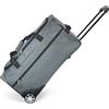 KINSTON Borsa da Viaggio Trolley - Borsa con Ruote e Manico Telescopico, Scomparto Principale Capiente e Tasca Laterale con Cerniera - Bagaglio a Mano Ideale per Viaggi e Weekend - GRIGIO L