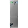 Cecotec Frigorifero 405L Bolero CoolMarket Combi 405 WL Elite Inox A | Altezza 199cm, Larghezza 59,2cm, Totale No Frost, Compressore Inverter, Schermo a Colori, Cassetto Fresh Flex