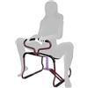 SAHOOSAFETY SM Sex Chair, sgabello for sesso, mobili for sesso for camera da letto, panca for sesso, sgabello for saltare con corrimano, sedia for saltare for posizione senza peso, può supportare fino