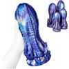 SAHOOSAFETY Silicone enorme plug anale colore misto mostro dildo extra large perline anali fisting butt plug masturbazione dilatatore anale giocattoli sessuali for donne(XL)