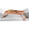 Vassoio da Colazione Brandani in Legno Bamboo con Piedini Pieghevoli