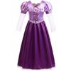 Lito Angels Costume da principessa con capelli lunghi, per bambini, taglia 12-13 anni, 158, viola