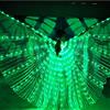 JDEFARF Ali di Farfalla Luminose a LED Danzanti, Ali di Danza del Ventre per Bambini, Ali di Farfalla a LED Luminose Illuminate Costumi per Ragazze, Ali con Bastone Telescopico Parte di