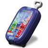 Multiprint Trolley Set Pj Mask, Made in Italy, Album da Colorare, Stickers, Pennarelli e Matite, Set Timbrini Bimbi, in Legno e Gomma Naturale, Inchiostro Lavabile Atossico, Idea Regalo, Art.64954