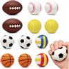 Meanju 12 Pezzi Palla Antistress, Palline Sportive Bambini, Palla Morbida Bambini,