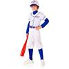 Kimokawaii Costume da giocatore di baseball, unisex, per bambini