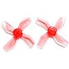 SPARKHOBBY Gemfan 1220 1220 1.2X2X4 eliche PC a 4 pale foro da 1 mm per microdroni RC FPV 0703 0802 Freestyle Tinywhoop (8 paia 1220-4 rosso)