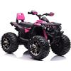 Lean Toys Kinder Quad Elettrica 12V 4x45W EVA LED MP3 Bluetooth Rosa Miniquad