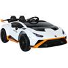 LEAN TOYS Lamborghini STO Drift Auto Giocattolo Elettrico 24V EVA LED RC