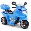 LEAN TOYS Motocicletta Elettrica Per Bambini 6V LED LEAN TOYS Veicolo Blu A Batteria