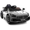 LEAN TOYS Mercedes GT R Kinder Auto Elettrico Sportivo EVA LED MP3 USB SD Telecomando