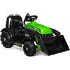LEAN TOYS Kinder Traktor Mit Schaufel Elektoauto Kinderauto Bagger Telecomando LED MP3