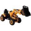 LEAN TOYS Kinder Trattorino Elettrico LEAN TOYS con Benna LED Arancione