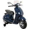 LEAN TOYS Kinder Motorrad Roller Elektroauto 2x45W LED MP3 USB LEAN TOYS Vespa
