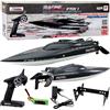 LEAN TOYS RC Modellino Barca RC Veloce Motore Brushless 55km/h 2,4GHz 150m