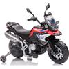 LEAN TOYS Kinder Motorrad Elettroauto 12V 2x45W MP3 USB LED Veicolo