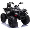 LEAN TOYS Kinder Quad Elettroauto 24V 2x200W EVA LED MP3 Nero Miniquad