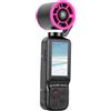 Bewinner Fotocamera Portatile con Ventola, Videocamera Portatile 4K 64MP con Obiettivo Rotante a 180 Gradi Schermo da 1,97 Pollici Batteria da 2000 MAh per Viaggi Vlog Ciclismo (BLACK)
