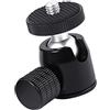 Oxxggkao Testa a sfera 1/4 Vite Supporto per telefono Supporto per telefono Regolabile in altezza Base antiscivolo per Vlogging Live Streaming Supporto per telefono portatile
