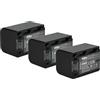 vhbw 3x batteria compatibile con Sony Alpha A290L, a290, A230, A230L, A230Y videocamera camcorder (950mAh, 7,2V, Li-Ion) con infochip