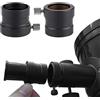 Cosiki Adattatore per Oculare Telescopico da 1,25 a 0,965 per Visione Versatile, Struttura in Metallo, Adatto a Tutti i Focheggiatori da 1,25, unità