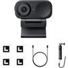 Insta360 Link2C Pack Treppiede 2.0 - Webcam 4K per PC/Mac, Sensore da 1/2, Auto inquadratura, HDR, Mic di cancellazione del rumore IA, Controllo gestuale per lo streaming, Videochiamate, Gaming