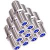 Cabelcon 10 connettori F originali F-81-HQ-1 NiTin