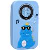 SENECESLI Camera, Cartoon Camera Silicone Cover Protettivo 1080P HD per Regali di Compleanno (BLUE)