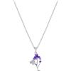 Teleye Collana in Argento Iris & Farfalla, Gioielli Minimalisti Quotidiani