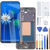 H&LYCYJ Display Schermo per Samsung S24 FE TFT nero con cornice | Senza impronte digitali,Wear toolkit，TFT LCD，Display HD，Sostituire lo schermo，Per i modelli:S721B S721B/DS S721U1