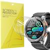 Blueshaweu 6 Pezzi Pellicola Compatibile per Joautrial ‎K67-EU-A 1,43 SmartWatch,Pellicola Protettiva Compatibile per Joautrial ‎K67-EU-A 1,43,Sensibile al Tatto, Senza Bolle,HD TPU Film (TPU)