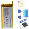 PONDWAY 250 mAh 3,7 V 616-0406 616-0467 Batteria di ricambio compatibile con iPod Nano 5 5th A1320 Compatibile con iPod Nano 5th Gen 5G 8 GB 16 GB MP3 Lettore musicale Li-Po Batteria + Repair Tool