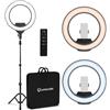 Lume Cube Ring Light Pro | Illuminazione professionale wireless per fotografia, streaming, video, colore e luminosità completamente regolabili, include supporto per treppiede robusto e portatile e